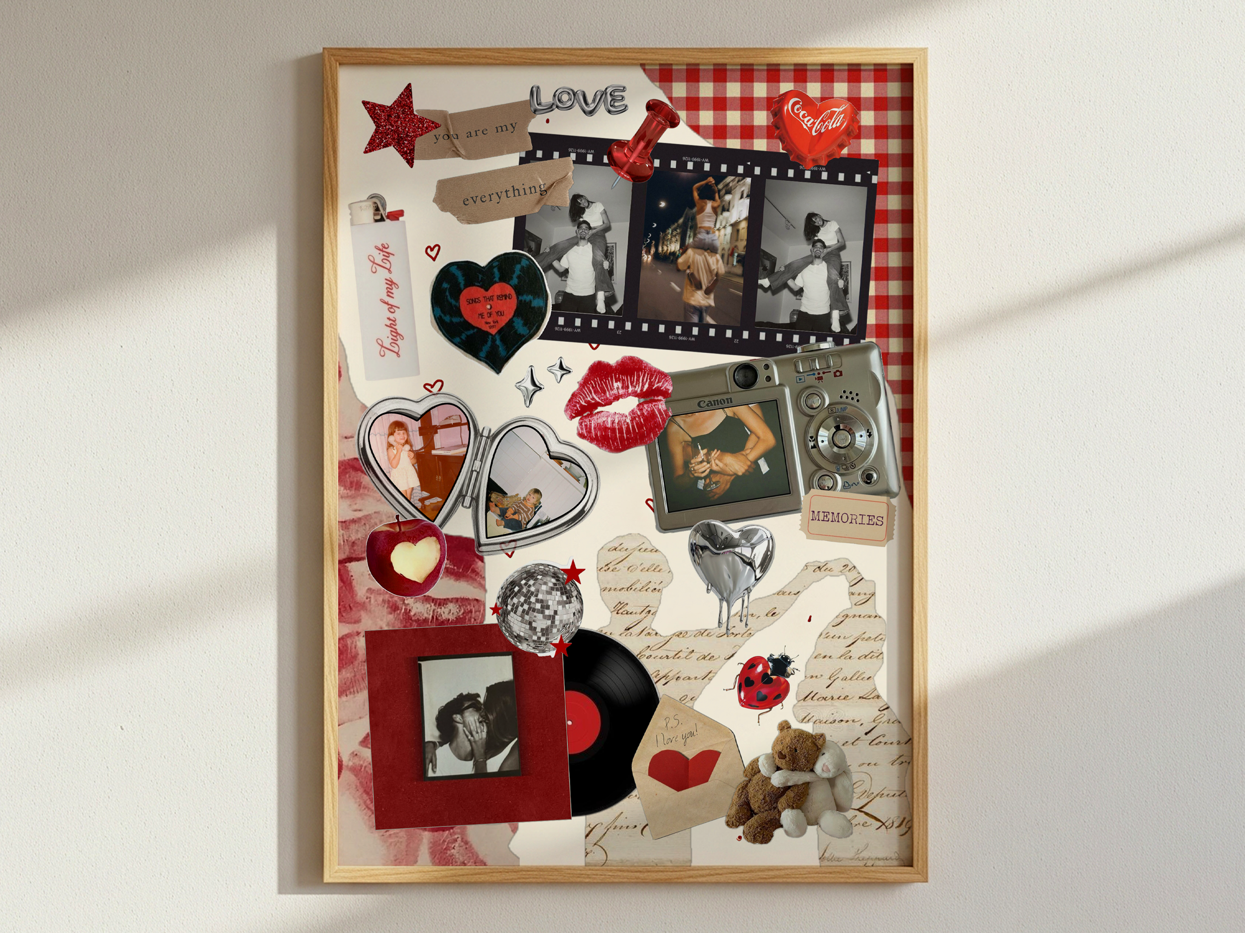 Couple Poster Template "Vintage Sweethearts"