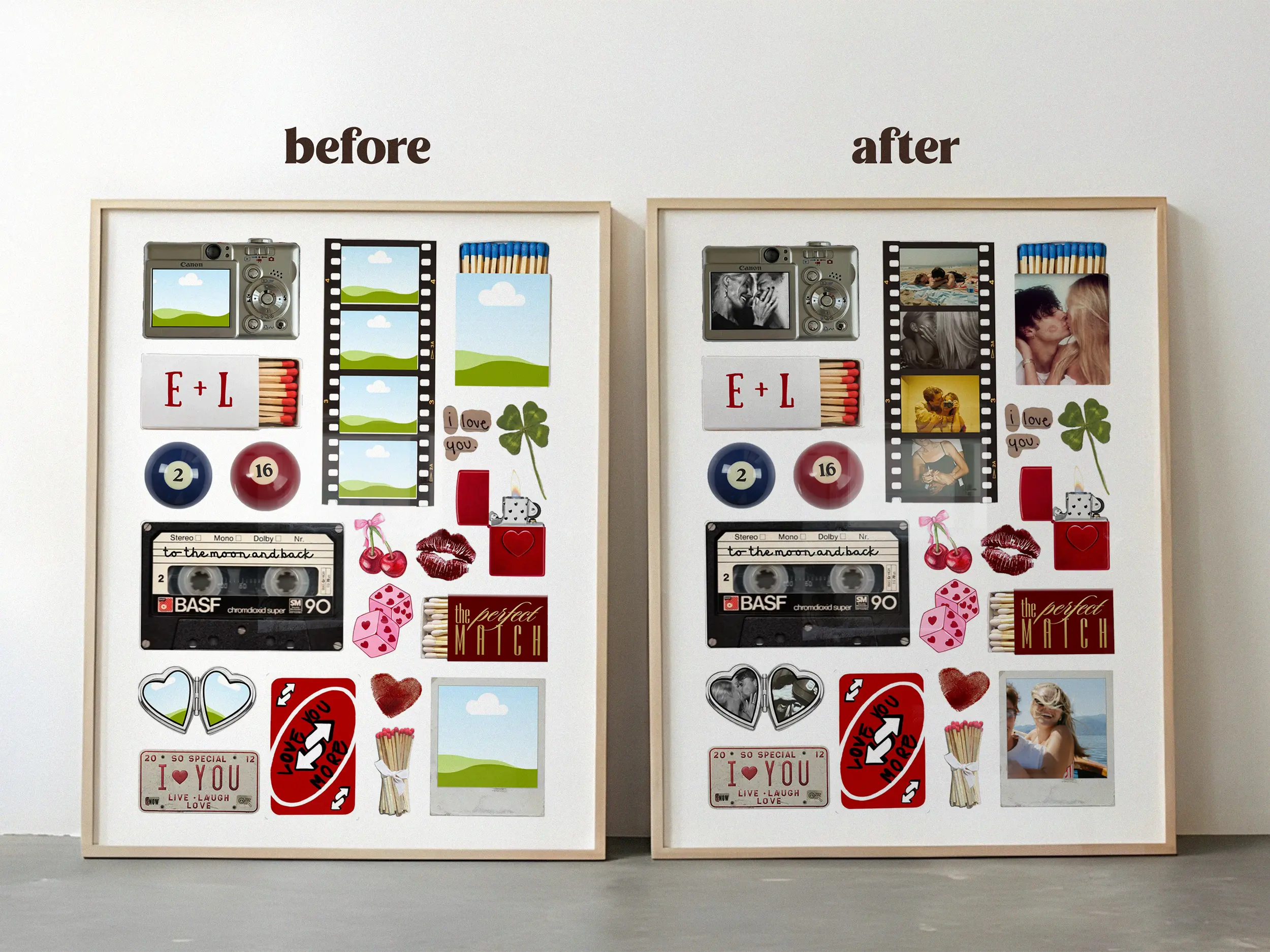 Couple Poster Template "Perfect Match"